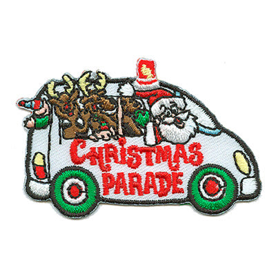 12 Pieces-Christmas Parade (Van) Patch-Free shipping