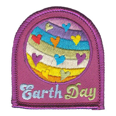 12 Pieces-Earth Day Patch-Free shipping