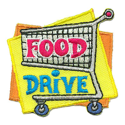 12 Pieces-Food Drive Patch-Free shipping