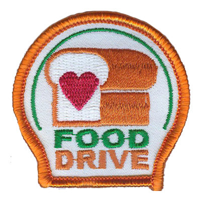 12 Pieces-Food Drive Patch-Free shipping