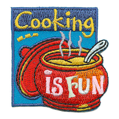 12 Pieces-Cooking Is Fun Patch-Free shipping