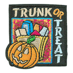 12 Pieces - Trunk Or Treat Patch - Free Shipping