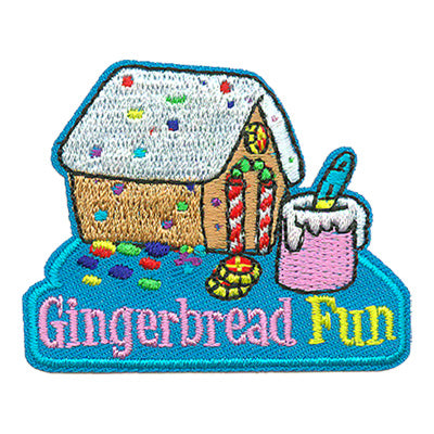 12 Pieces-Gingerbread Fun Patch-Free shipping