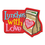 12 Pieces-Lunches With Love Patch-Free shipping