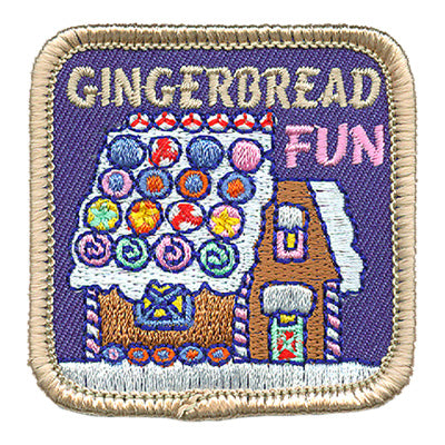 12 Pieces-Gingerbread Fun Patch-Free shipping