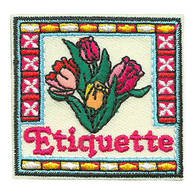 12 Pieces-Etiquette Patch-Free shipping