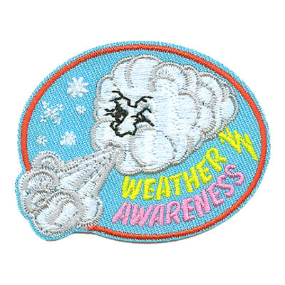 12 Pieces-Weather Awareness Patch-Free shipping