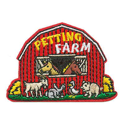 12 Pieces - Petting Farm Patch - Free Shipping