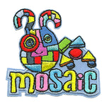 12 Pieces-Mosaic Patch-Free Shipping