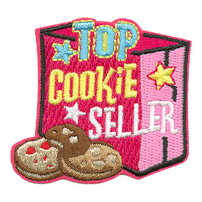 12 Pieces-Top Cookie Seller Patch-Free shipping