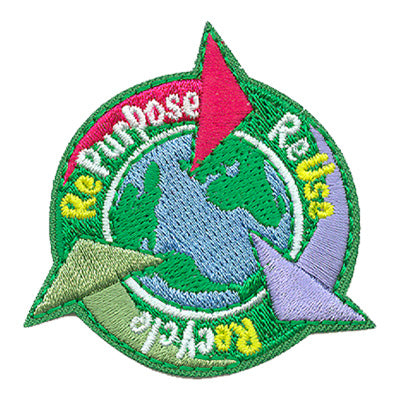 Repurpose Reuse Recycle Patch – Basics Clothing Store