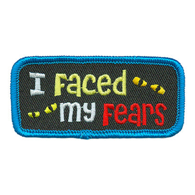 12 Pieces-I Faced My Fears Patch-Free shipping