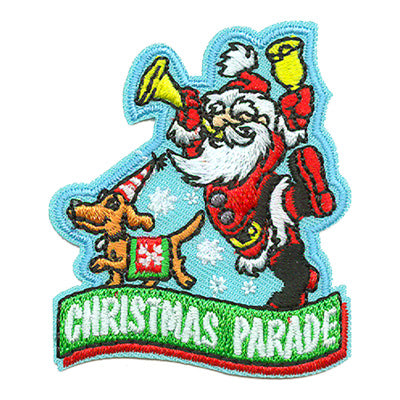 12 Pieces-Christmas Parade Santa Patch-Free shipping