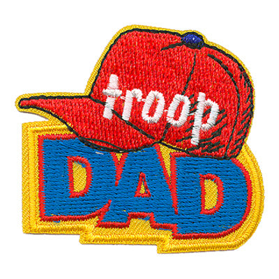 12 Pieces-Troop Dad Patch-Free shipping