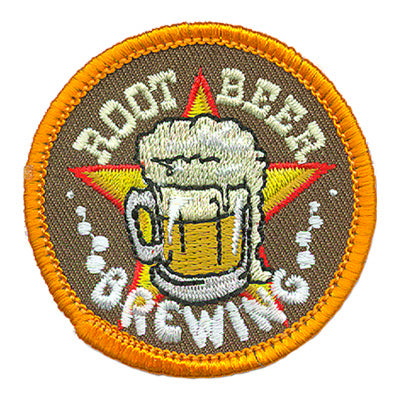 12 Pieces-Root Beer Brewing Patch-Free shipping