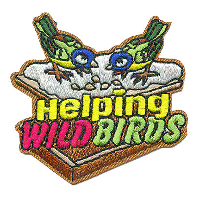 12 Pieces-Helping Wild Birds Patch-Free shipping