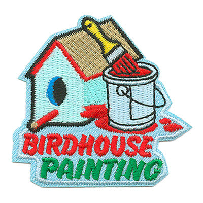 12 Pieces-Birdhouse Painting Patch-Free shipping
