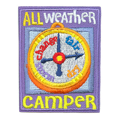 12 Pieces - All Weather Camper Patch - Free shipping