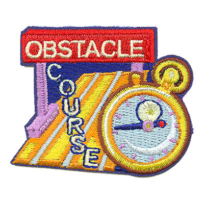 12 Pieces-Obstacle Course Patch-Free shipping