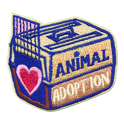 12 Pieces - Animal Adoption Patch - Free Shipping