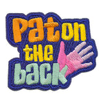 12 Pieces-Pat On The Back Patch-Free shipping
