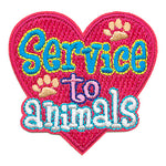Service To Animals Patch
