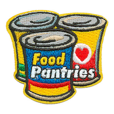 12 Pieces-Food Pantries Patch-Free shipping