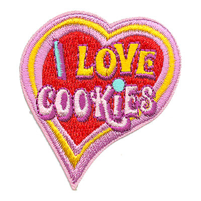 12 Pieces-I Love Cookies Patch-Free shipping