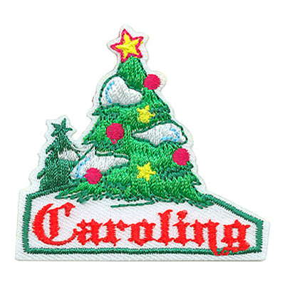 12 Pieces-Caroling (Tree) Patch-Free shipping