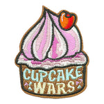12 Pieces-Cupcakes Wars Patch-Free shipping