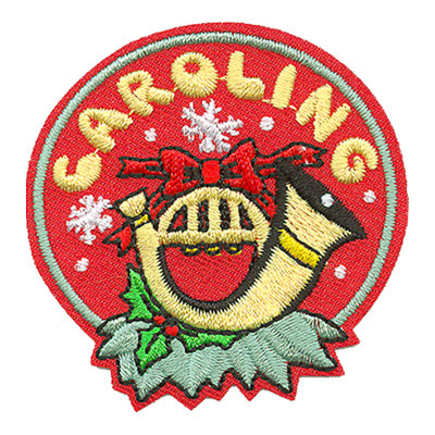 12 Pieces-Caroling (French Horn) Patch-Free shipping