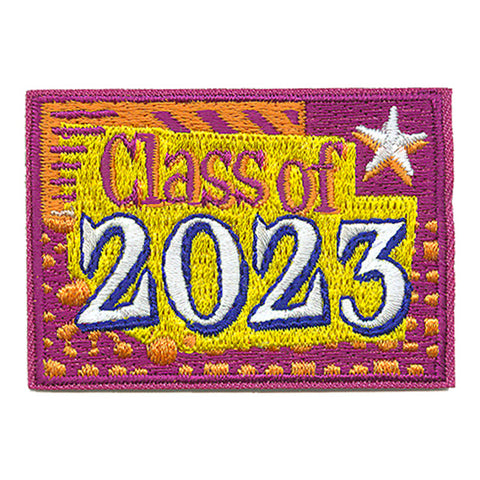 12 Pieces Scout fun patch - Class Of 2023 No Returns or Exchanges on dated patches