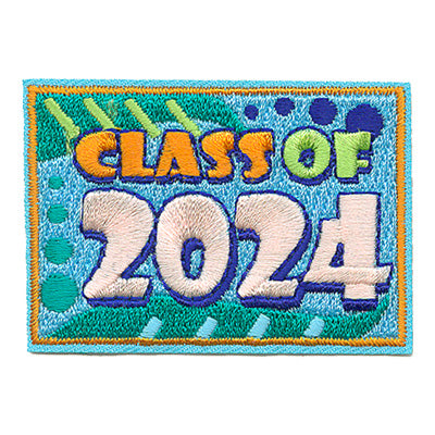 12 Pieces Scout fun patch - Class Of 2024 - No Exchanges Or Refunds On Dated Patches