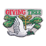 12 Pieces-Giving Tree (Dove) Patch-Free shipping