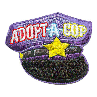 12 Pieces-Adopt-A-Cop Patch-Free shipping