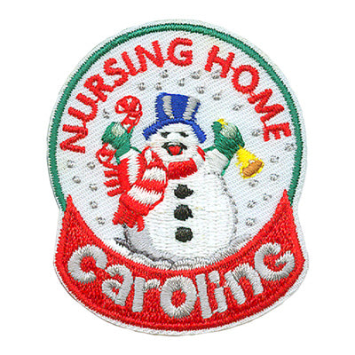 12 Pieces-Nursing Home Caroling Patch-Free shipping