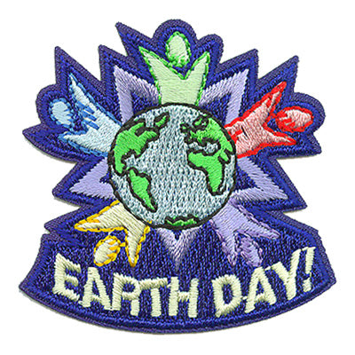 12 Pieces-Earth Day Patch-Free shipping