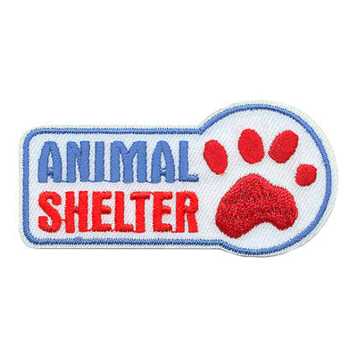 12 Pieces - Animal Shelter Patch - Free Shipping