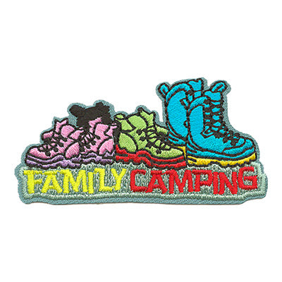 12 Pieces-Family Camping Patch-Free shipping