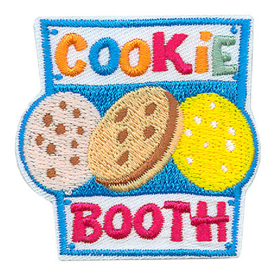 12 Pieces-Cookie Booth Patch-Free shipping