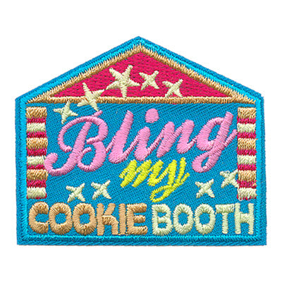 12 Pieces-Bling My Cookie Booth Patch-Free shipping