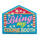 12 Pieces-Bling My Cookie Booth Patch-Free shipping