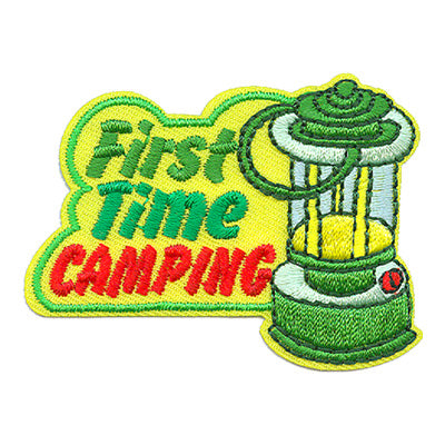 12 Pieces-First Time Camping Patch-Free shipping