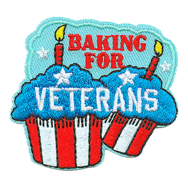 12 Pieces - Baking For Veterans Patch-Free Shipping