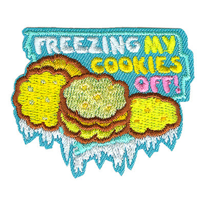 12 Pieces-Freezing My Cookies Off Patch-Free shipping