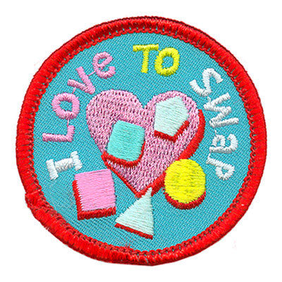 12 Pieces-I Love To Swap Patch-Free shipping