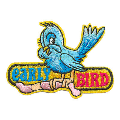 12 Pieces-Early Bird Patch-Free shipping