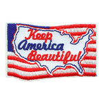 12 Pieces-Keep America Beautiful Patch-Free shipping