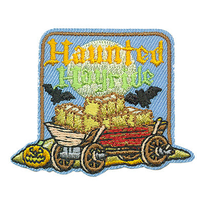 12 Pieces-Haunted Hayride Patch-Free shipping