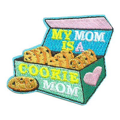 12 Pieces-My Mom Is A Cookie Mom Patch-Free shipping